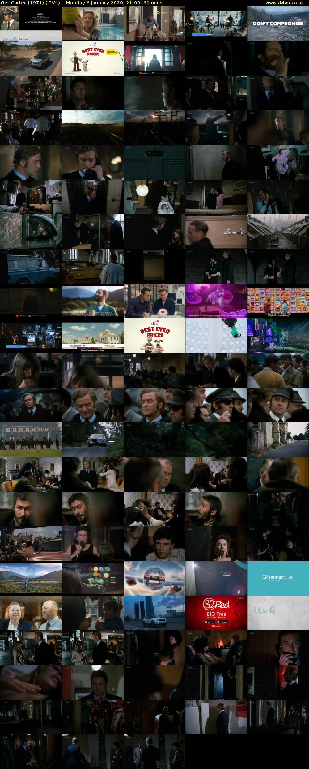 Get Carter (1971) (ITV4) Monday 6 January 2020 21:00 - 22:00