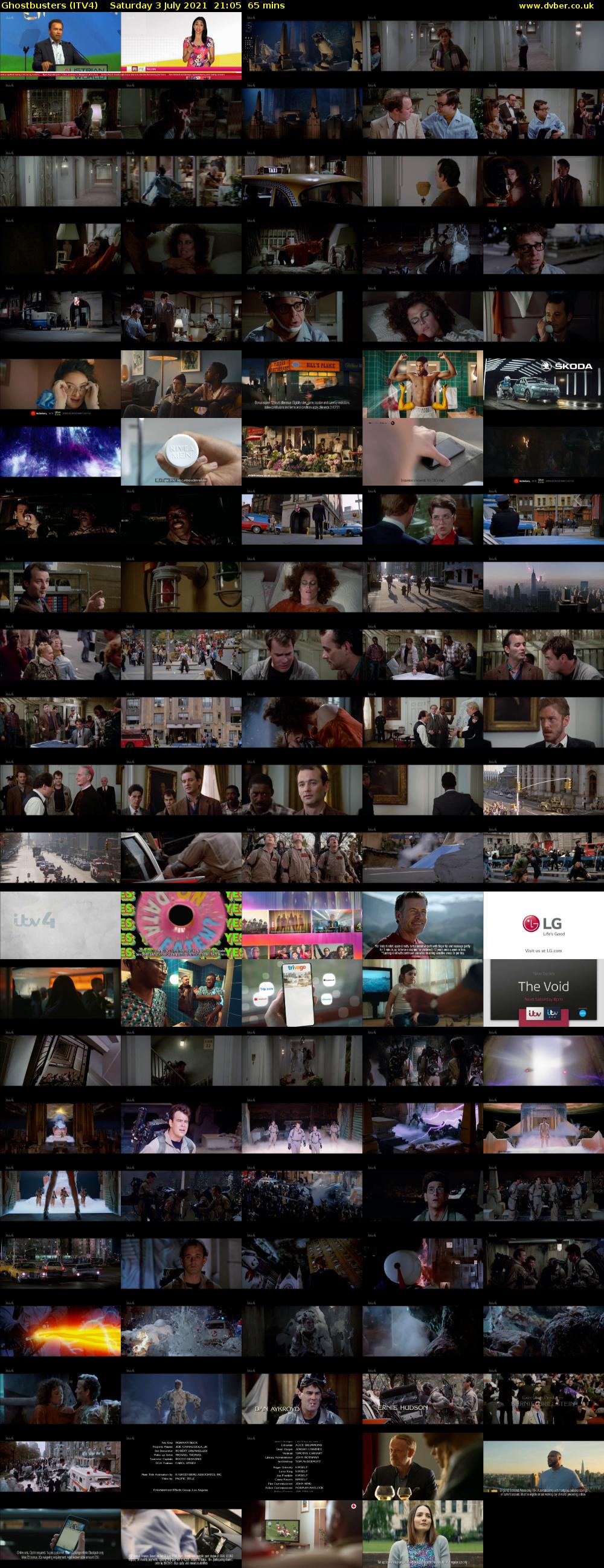 Ghostbusters (ITV4) Saturday 3 July 2021 21:05 - 22:10