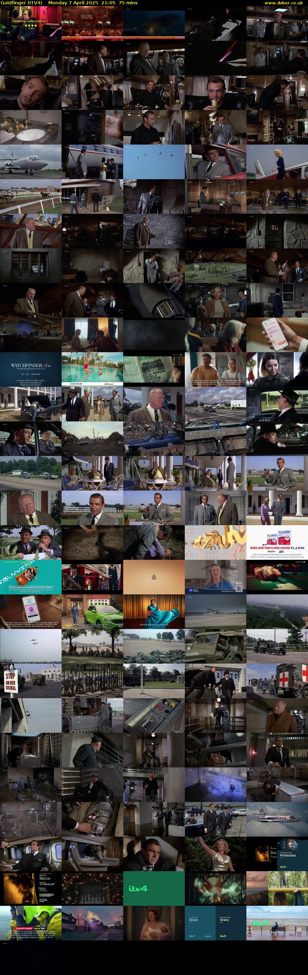 Goldfinger (ITV4) Monday 7 April 2025 21:05 - 22:20