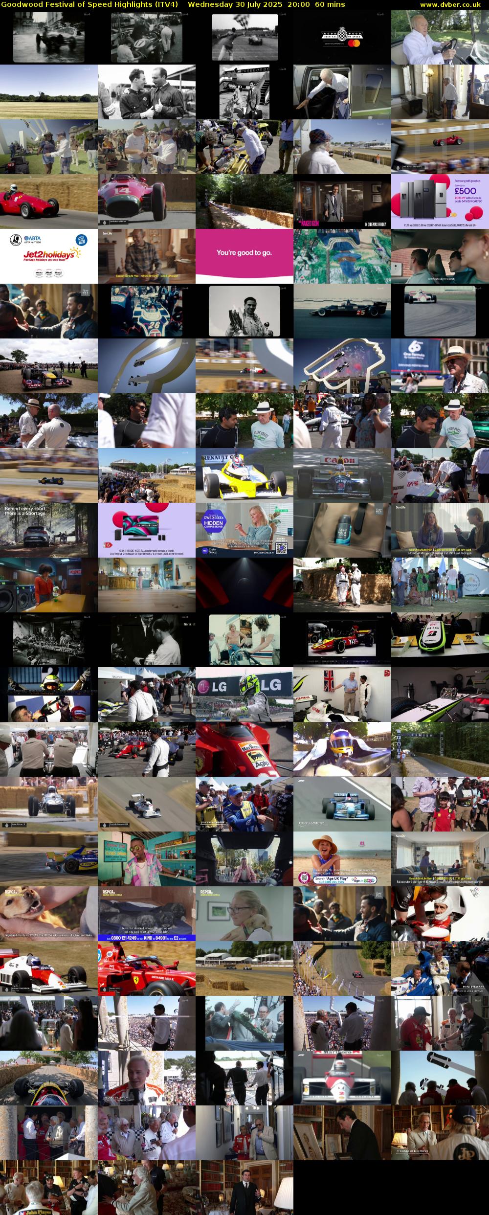 Goodwood Festival of Speed Highlights (ITV4) Wednesday 30 July 2025 20:00 - 21:00