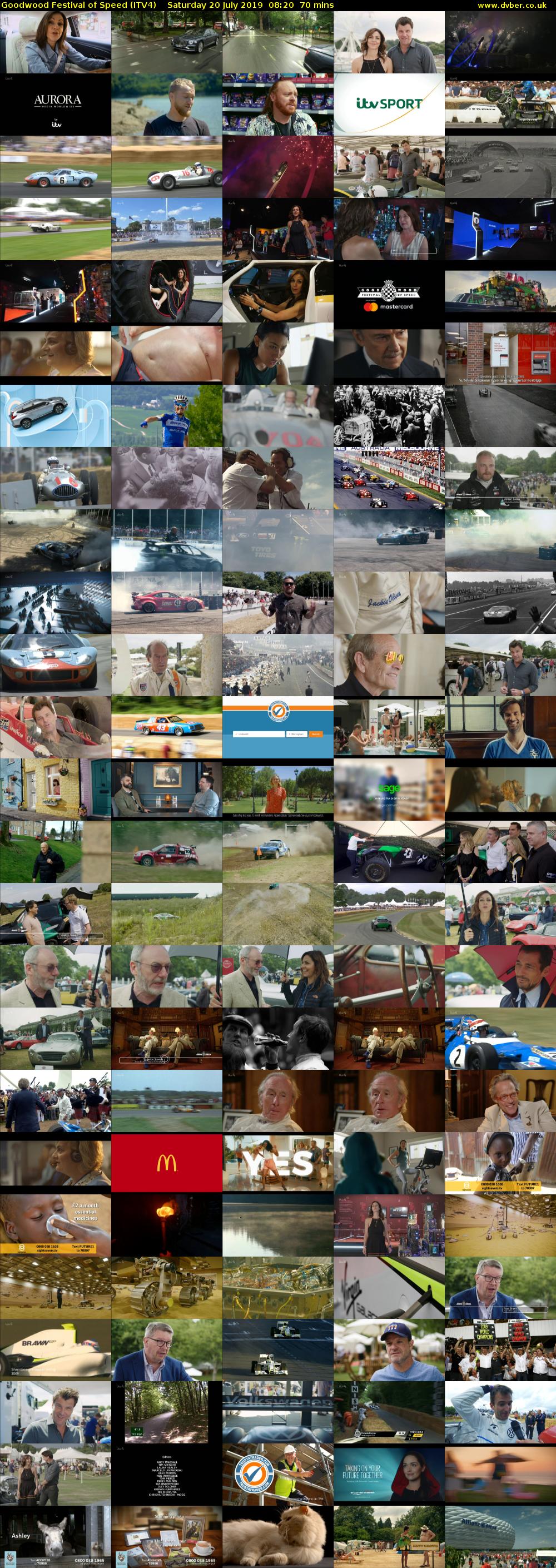 Goodwood Festival of Speed (ITV4) Saturday 20 July 2019 08:20 - 09:30