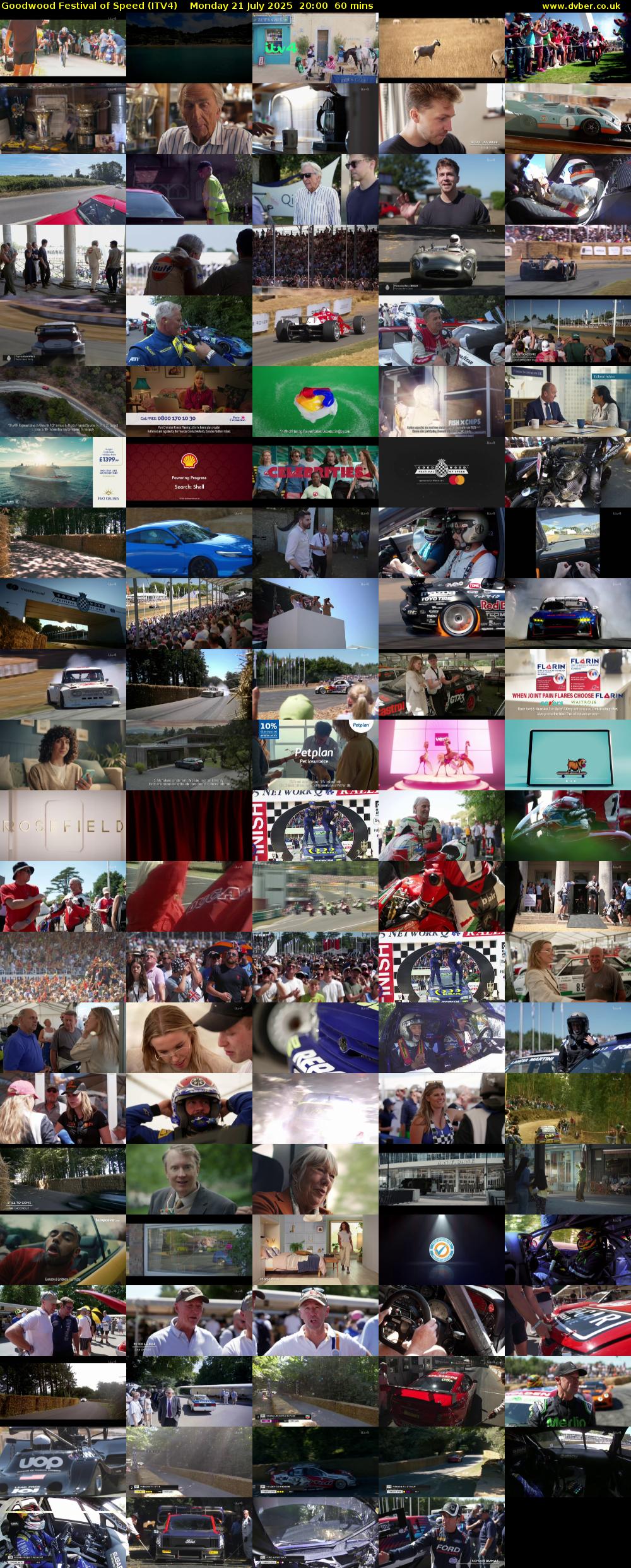 Goodwood Festival of Speed (ITV4) Monday 21 July 2025 20:00 - 21:00