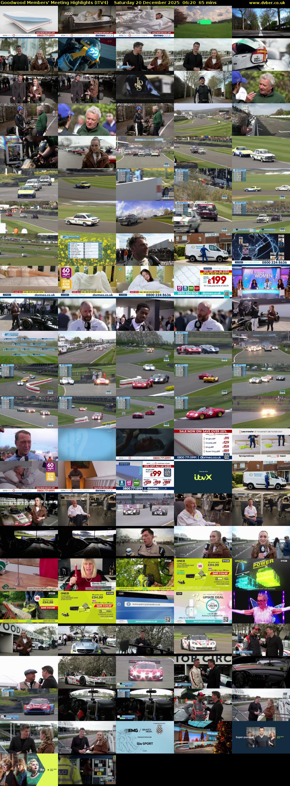 Goodwood Members' Meeting Highlights (ITV4) Saturday 20 December 2025 06:20 - 07:25
