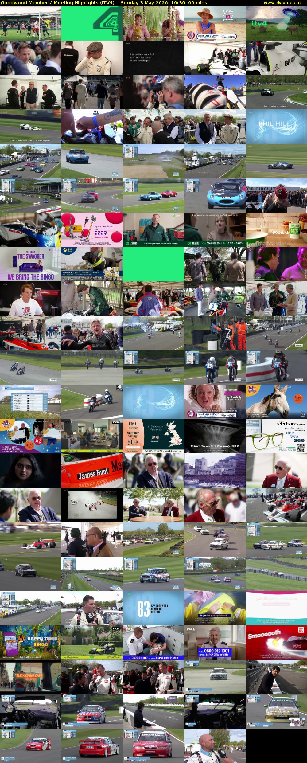 Goodwood Members' Meeting Highlights (ITV4) Sunday 3 May 2026 10:30 - 11:30