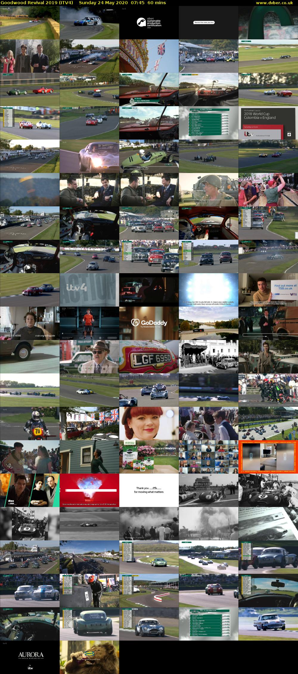 Goodwood Revival 2019 (ITV4) Sunday 24 May 2020 07:45 - 08:45