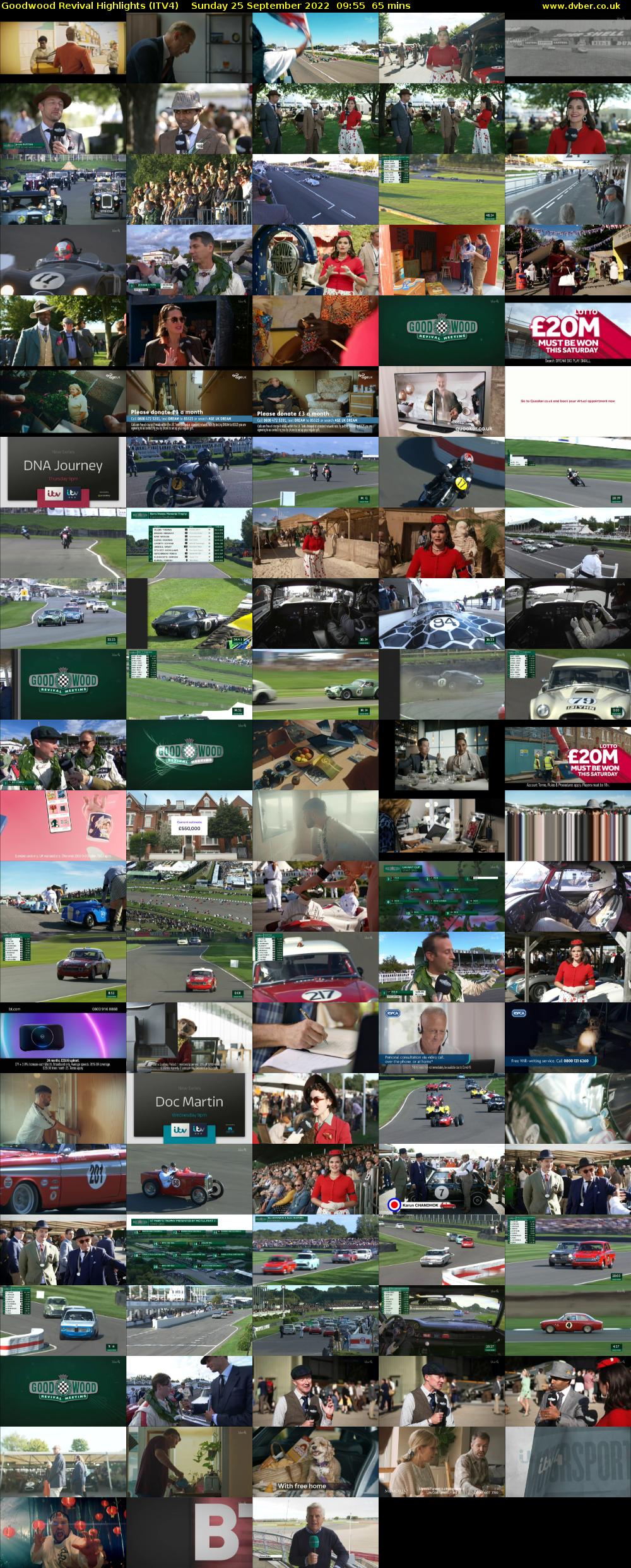 Goodwood Revival Highlights (ITV4) Sunday 25 September 2022 09:55 - 11:00
