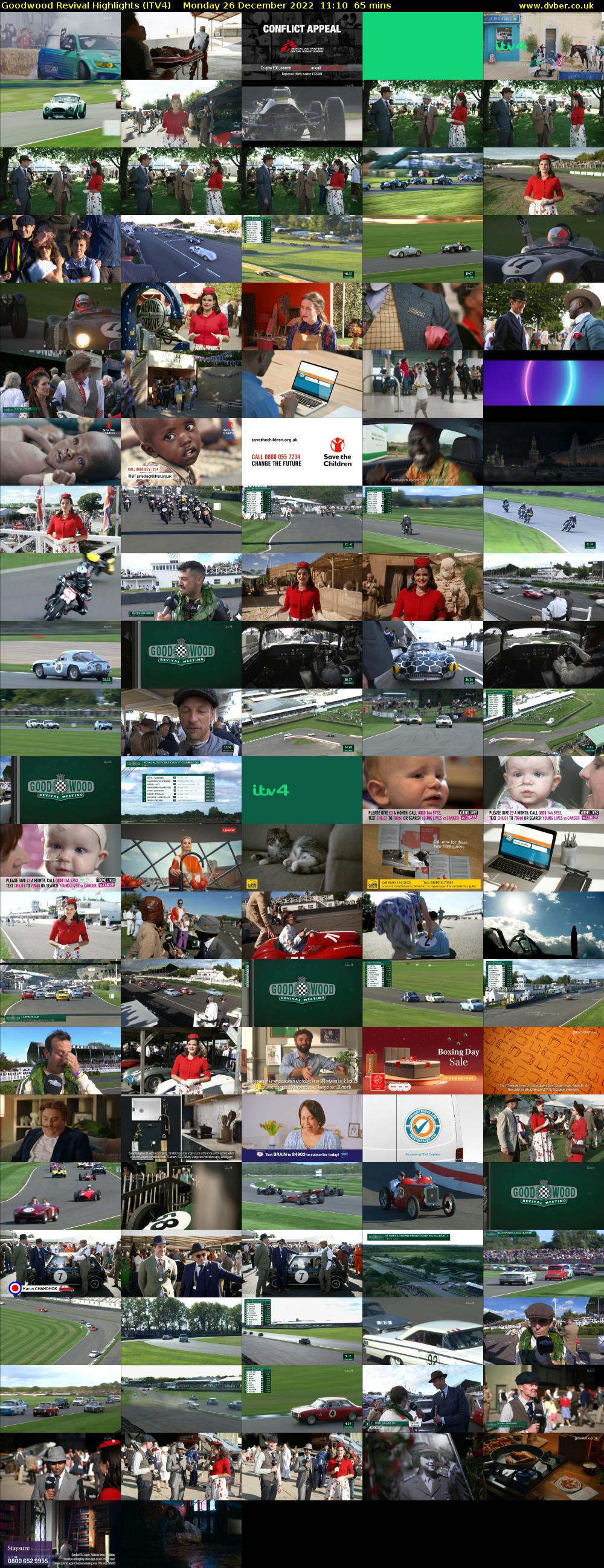 Goodwood Revival Highlights (ITV4) Monday 26 December 2022 11:10 - 12:15
