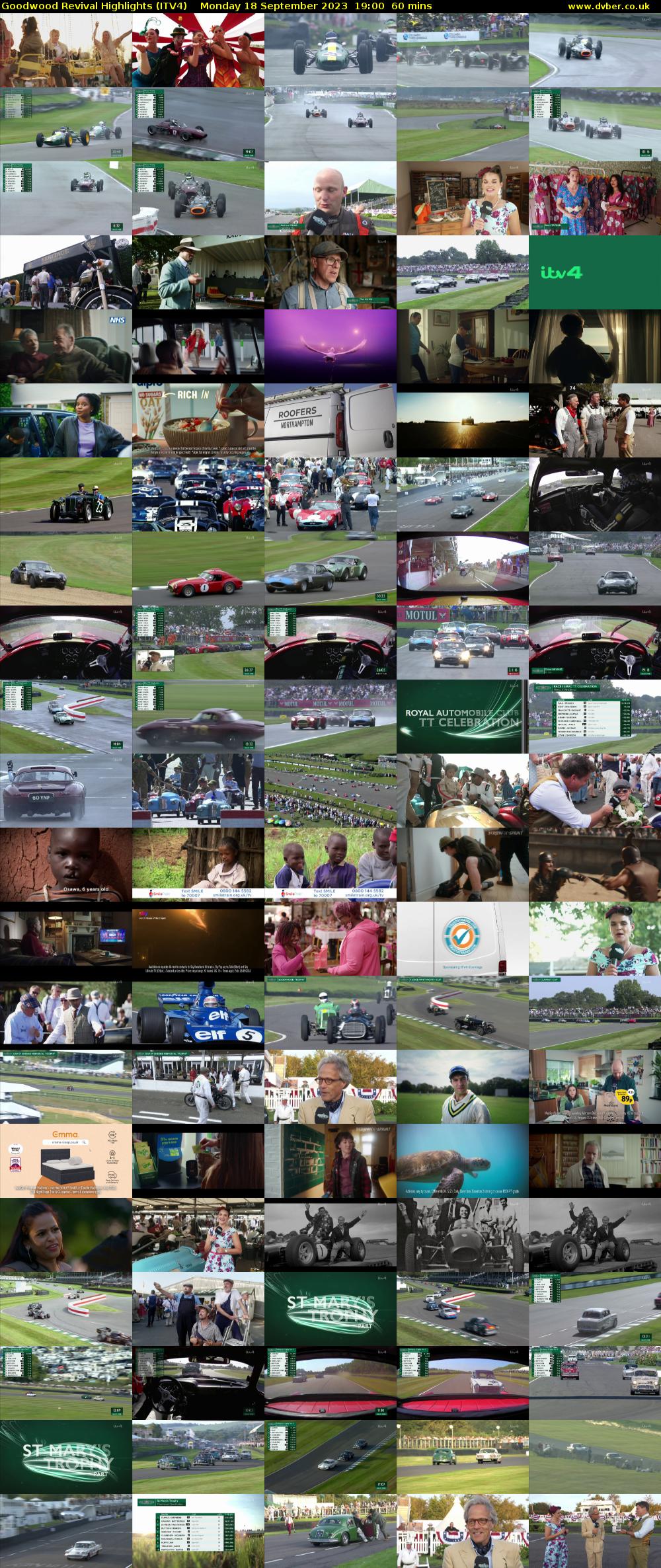 Goodwood Revival Highlights (ITV4) Monday 18 September 2023 19:00 - 20:00