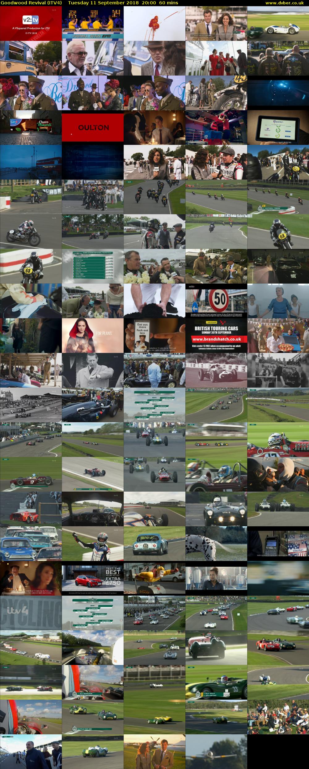 Goodwood Revival (ITV4) Tuesday 11 September 2018 20:00 - 21:00