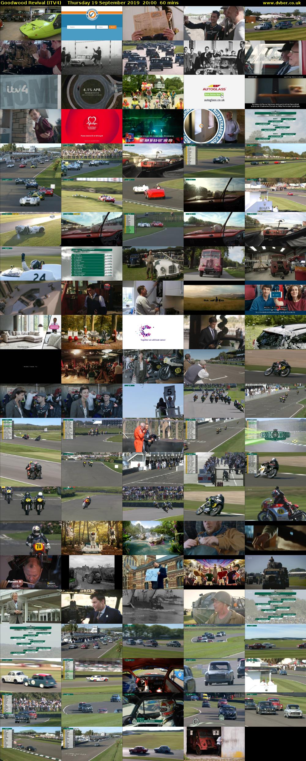 Goodwood Revival (ITV4) Thursday 19 September 2019 20:00 - 21:00