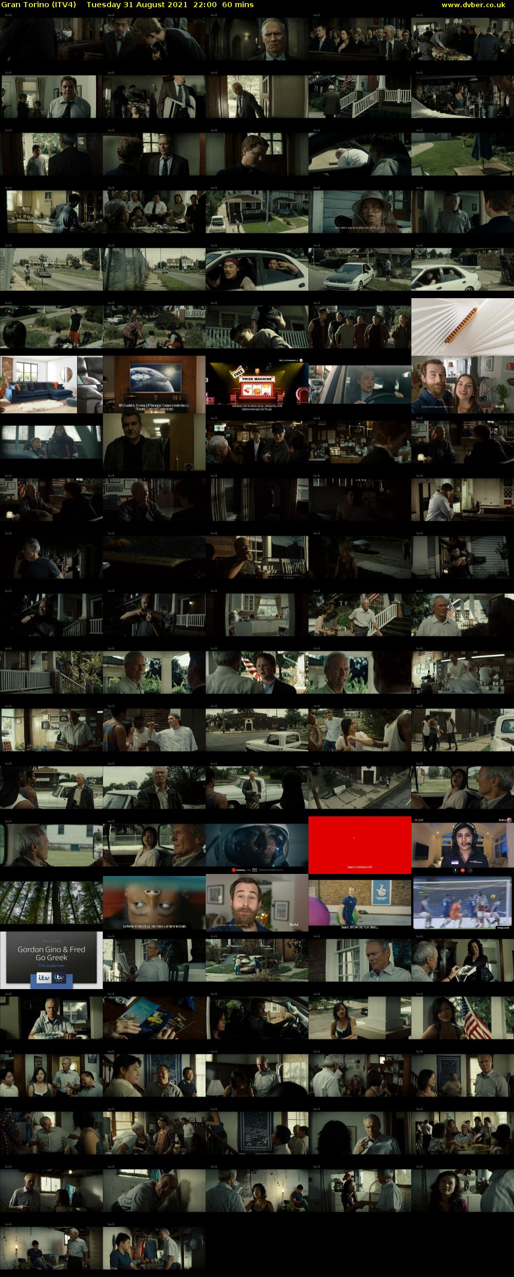 Gran Torino (ITV4) Tuesday 31 August 2021 22:00 - 23:00