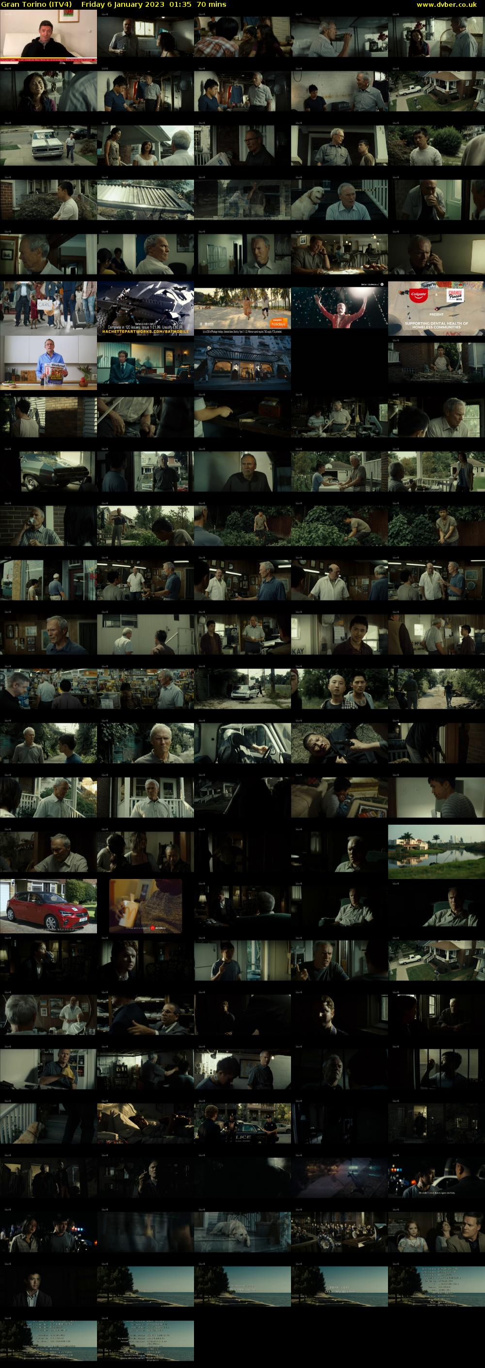 Gran Torino (ITV4) Friday 6 January 2023 01:35 - 02:45