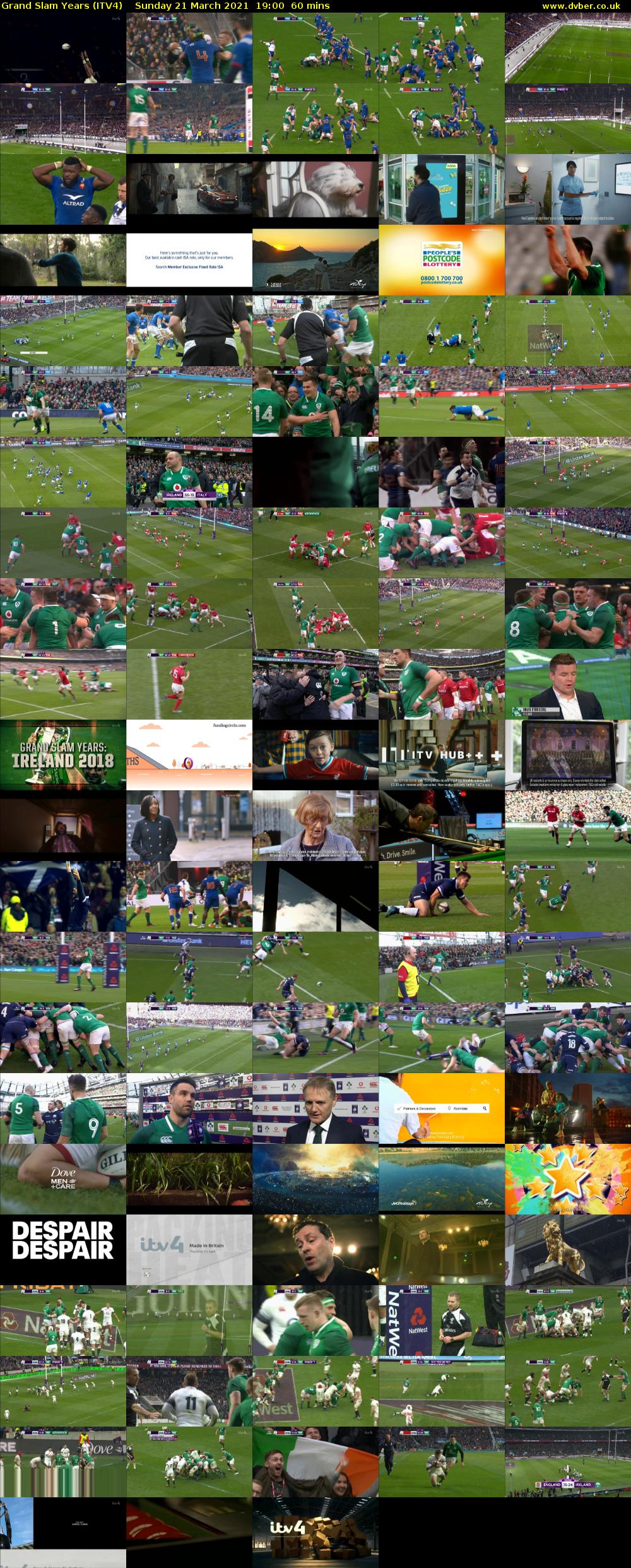 Grand Slam Years (ITV4) Sunday 21 March 2021 19:00 - 20:00