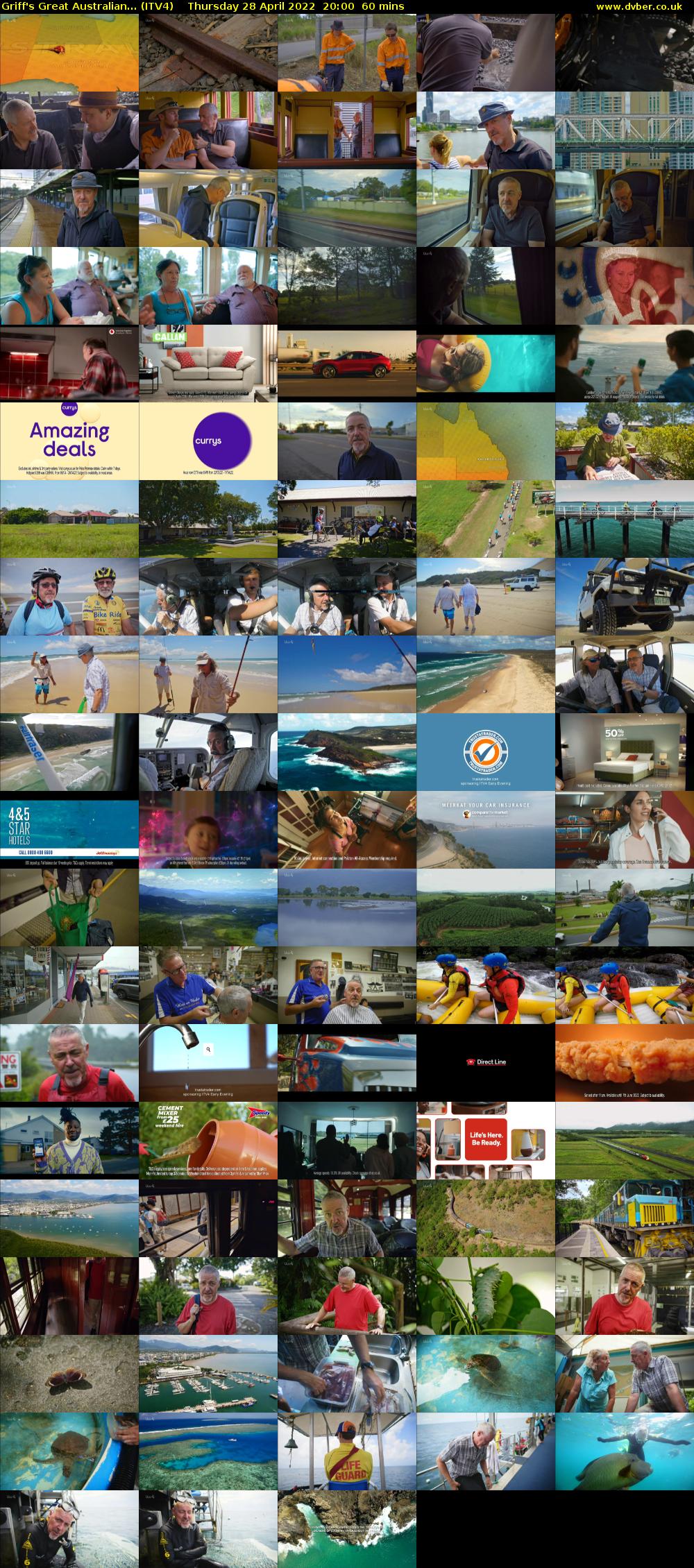 Griff's Great Australian... (ITV4) Thursday 28 April 2022 20:00 - 21:00