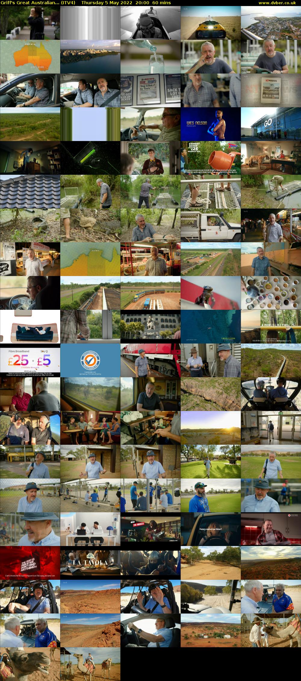 Griff's Great Australian... (ITV4) Thursday 5 May 2022 20:00 - 21:00