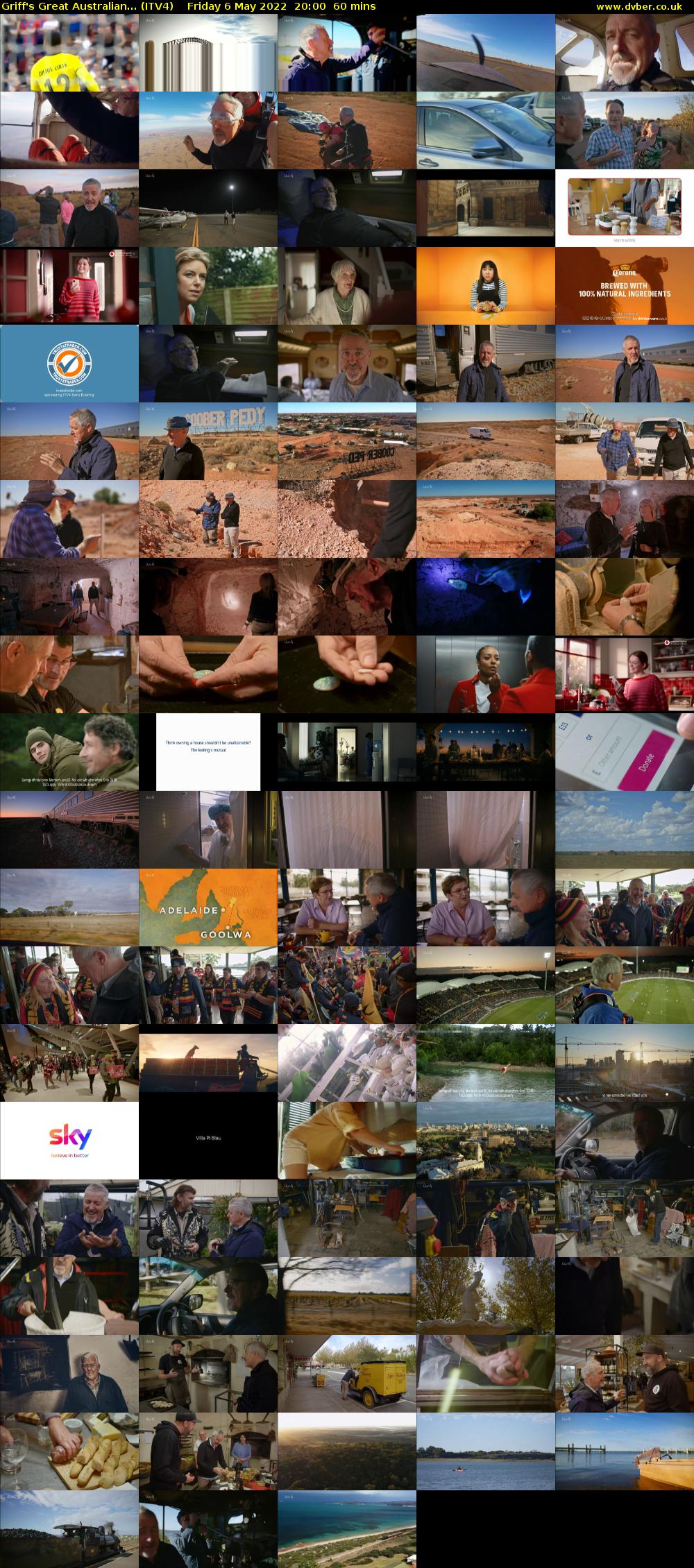 Griff's Great Australian... (ITV4) Friday 6 May 2022 20:00 - 21:00