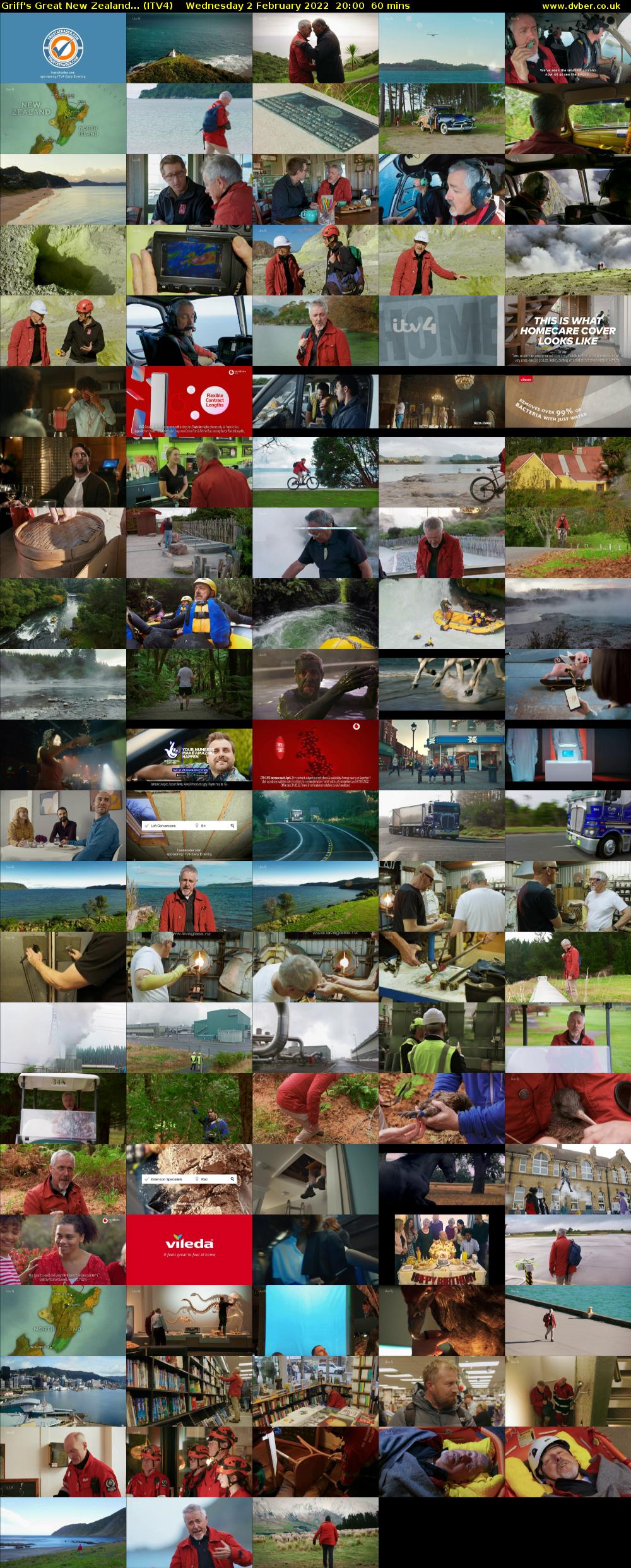 Griff's Great New Zealand... (ITV4) Wednesday 2 February 2022 20:00 - 21:00