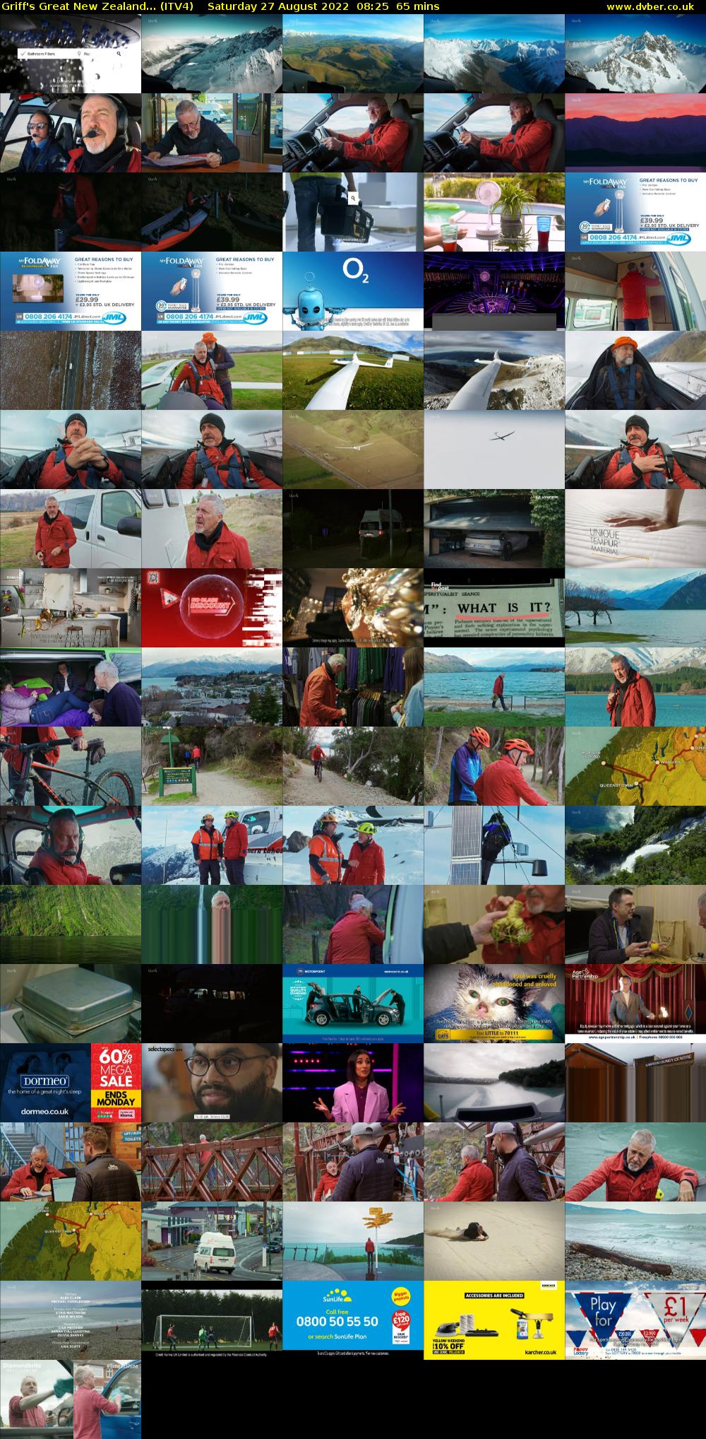 Griff's Great New Zealand... (ITV4) Saturday 27 August 2022 08:25 - 09:30
