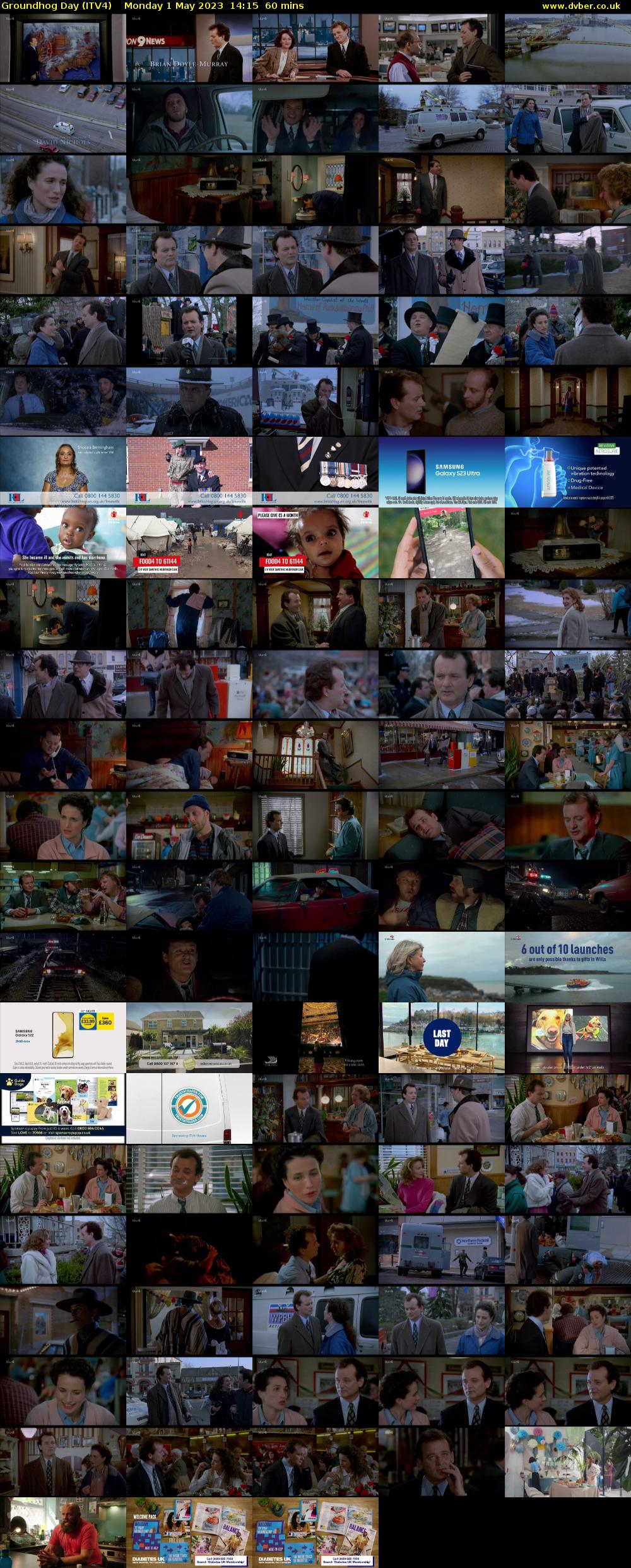 Groundhog Day (ITV4) Monday 1 May 2023 14:15 - 15:15