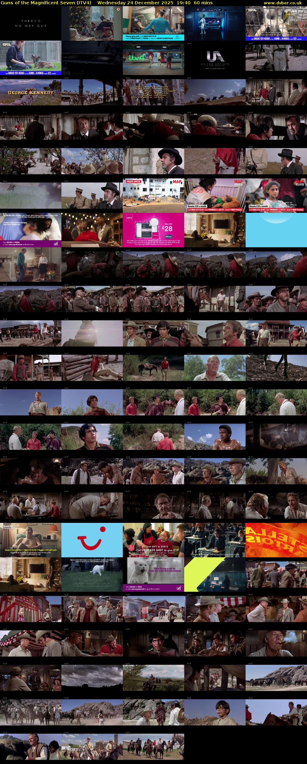 Guns of the Magnificent Seven (ITV4) Wednesday 24 December 2025 19:40 - 20:40