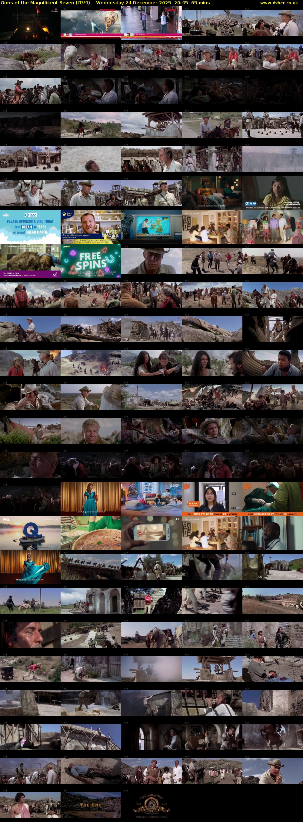 Guns of the Magnificent Seven (ITV4) Wednesday 24 December 2025 20:45 - 21:50