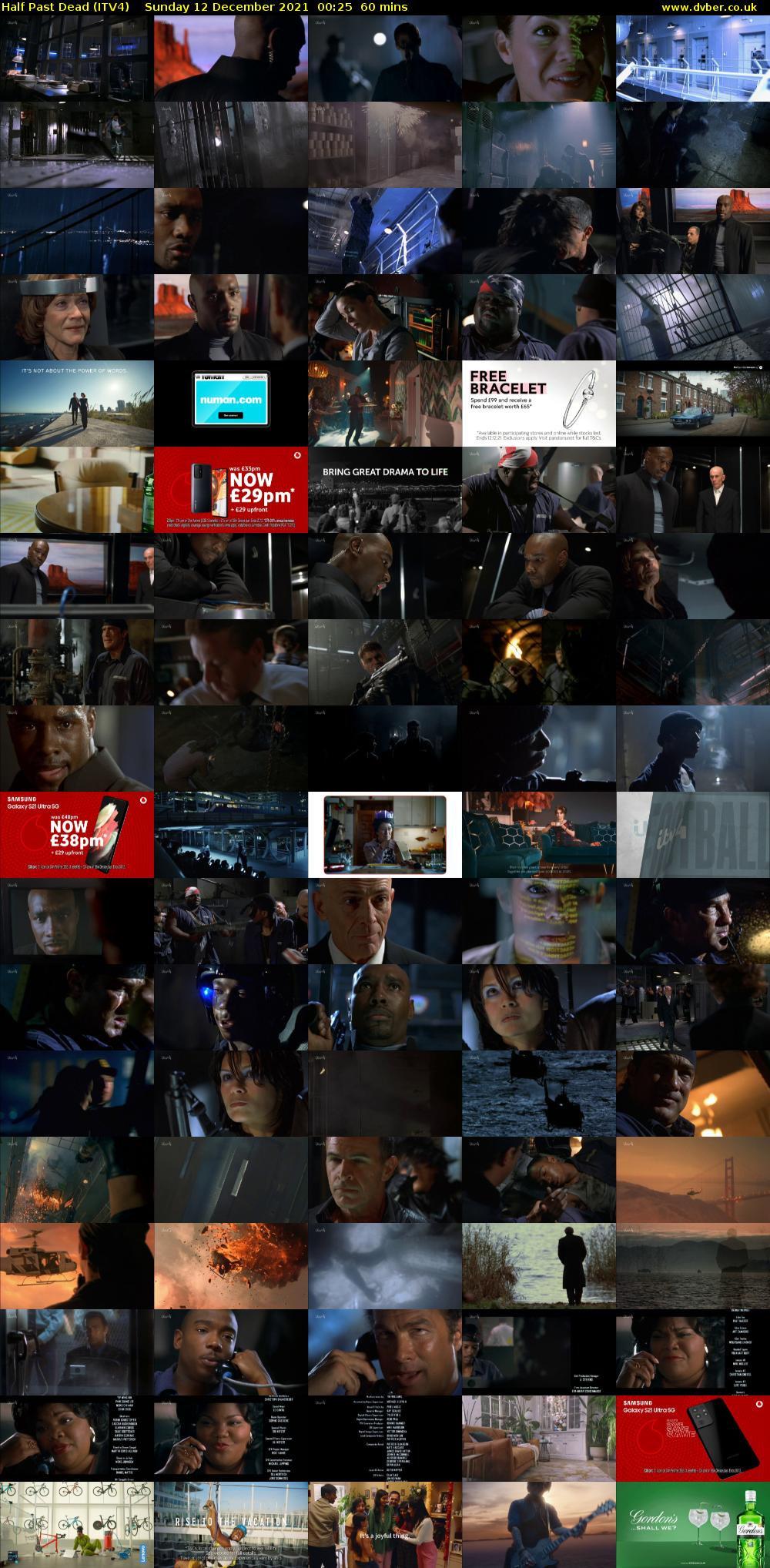Half Past Dead (ITV4) Sunday 12 December 2021 00:25 - 01:25