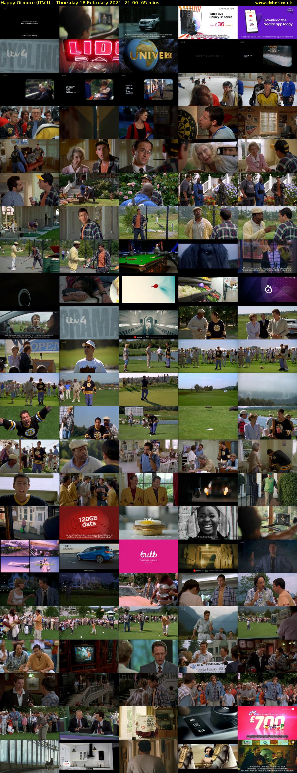 Happy Gilmore (ITV4) Thursday 18 February 2021 21:00 - 22:05