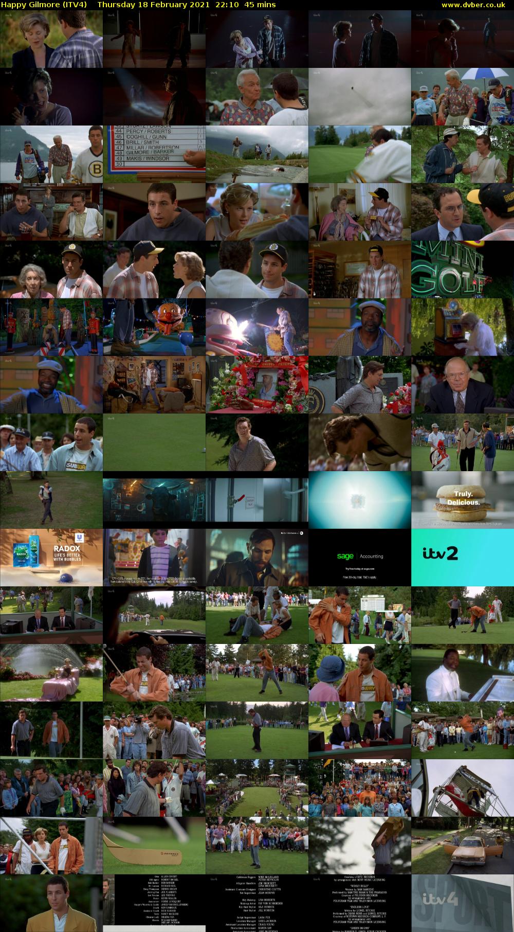 Happy Gilmore (ITV4) Thursday 18 February 2021 22:10 - 22:55