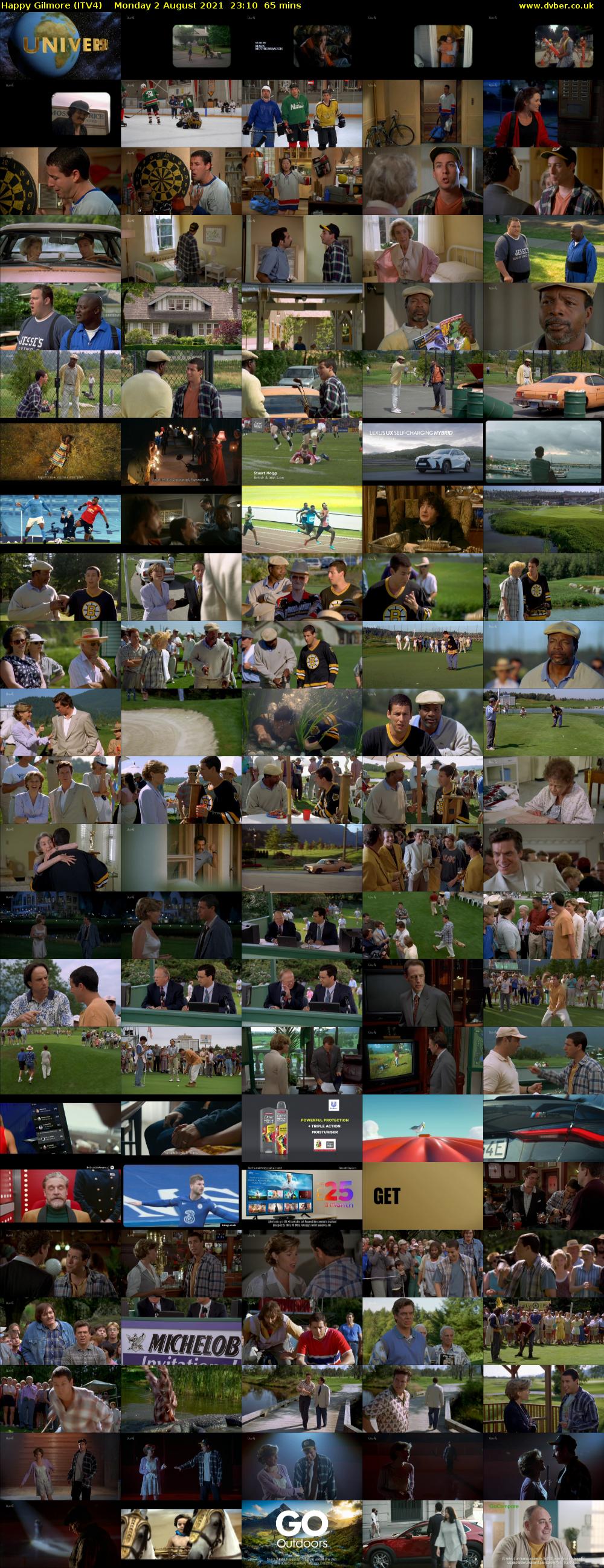 Happy Gilmore (ITV4) Monday 2 August 2021 23:10 - 00:15