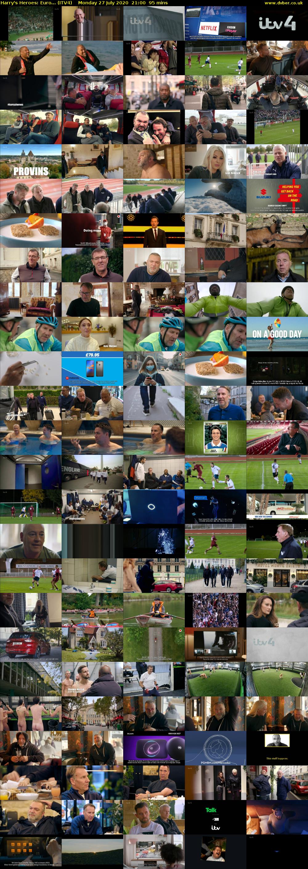 Harry's Heroes: Euro... (ITV4) Monday 27 July 2020 21:00 - 22:35