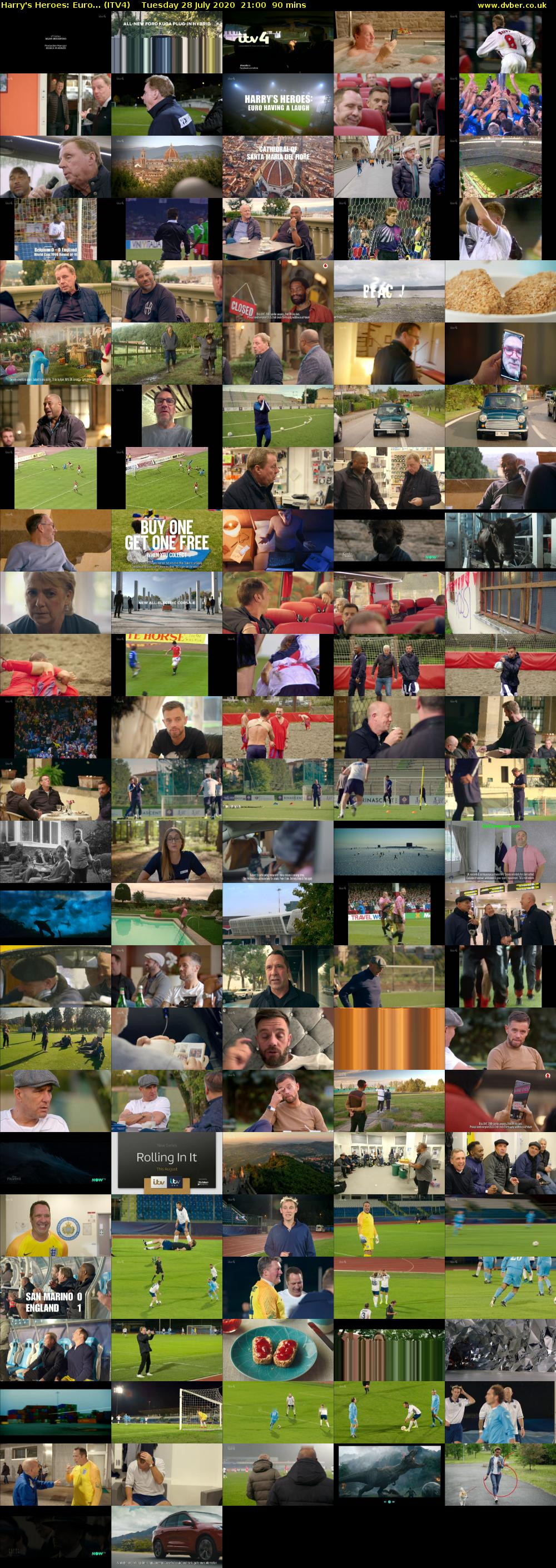Harry's Heroes: Euro... (ITV4) Tuesday 28 July 2020 21:00 - 22:30