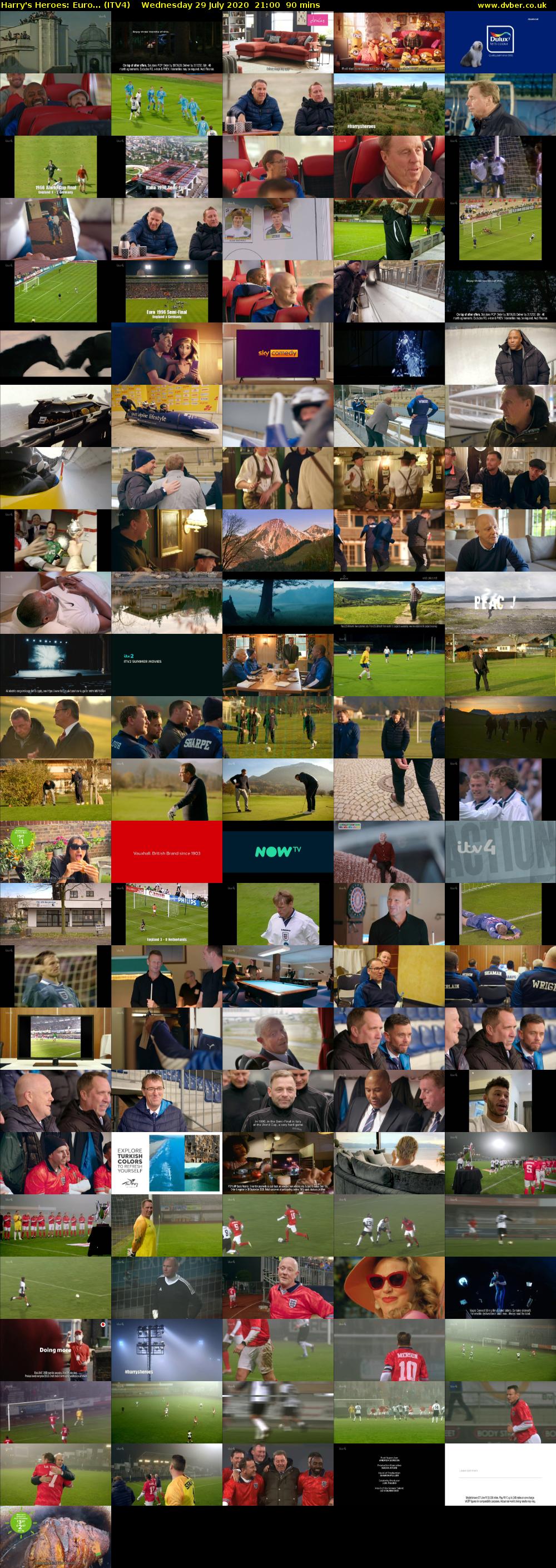 Harry's Heroes: Euro... (ITV4) Wednesday 29 July 2020 21:00 - 22:30