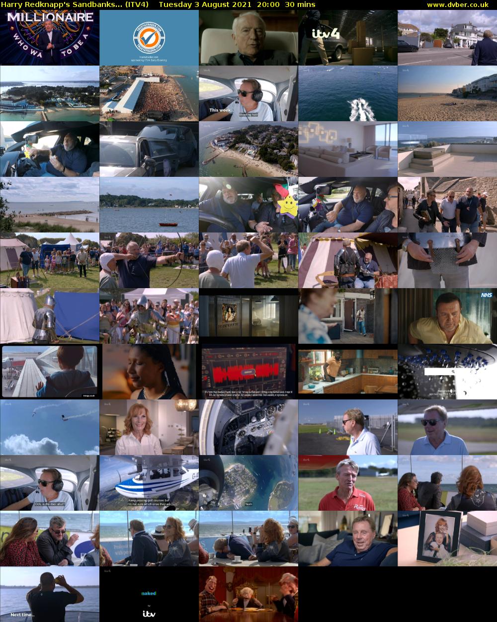 Harry Redknapp's Sandbanks... (ITV4) Tuesday 3 August 2021 20:00 - 20:30
