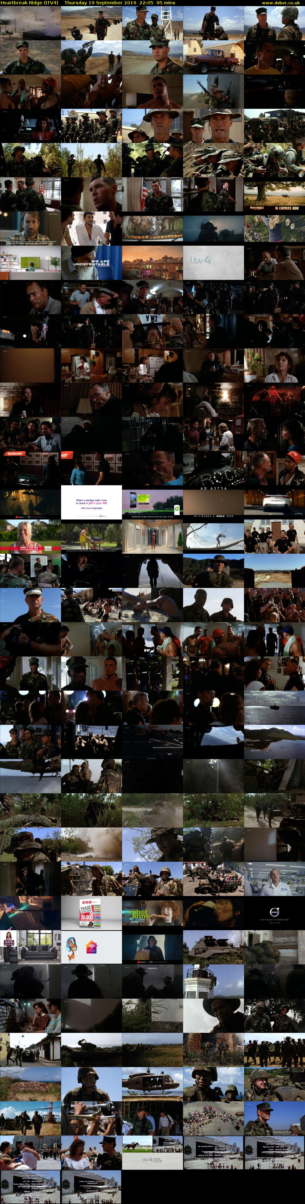 Heartbreak Ridge (ITV4) Thursday 19 September 2019 22:05 - 23:40
