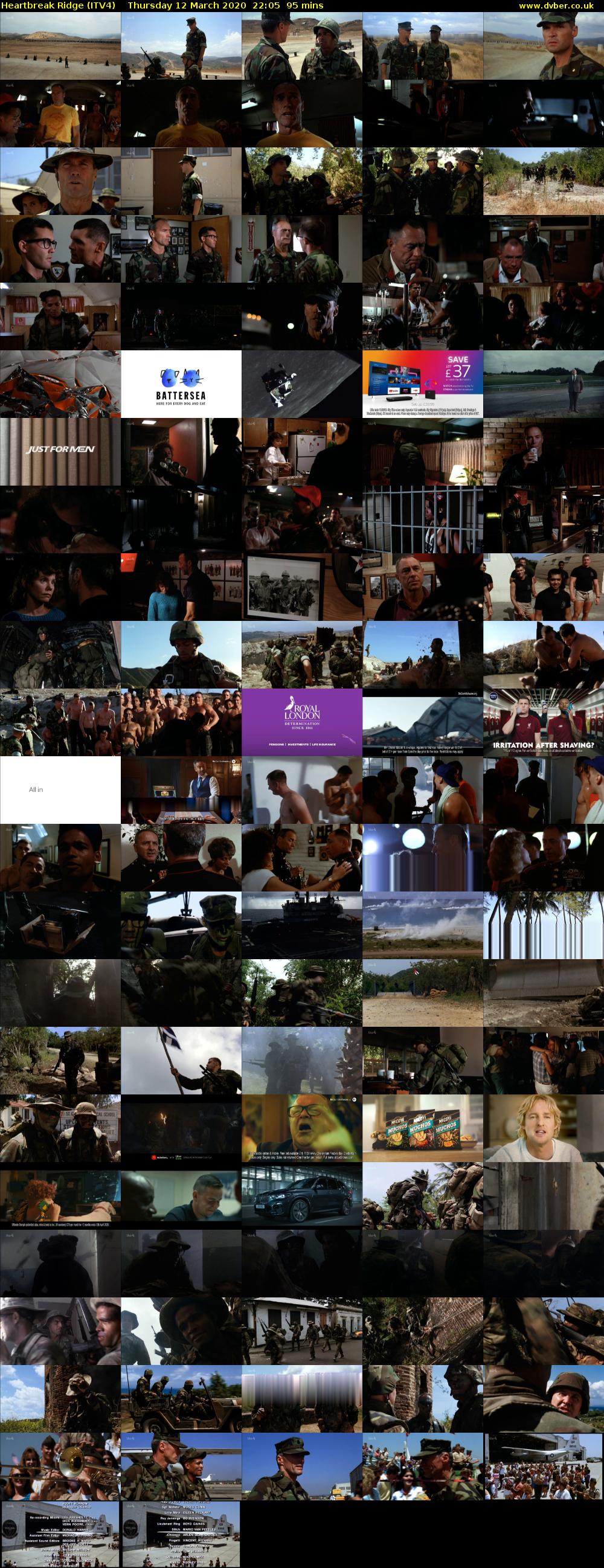 Heartbreak Ridge (ITV4) Thursday 12 March 2020 22:05 - 23:40