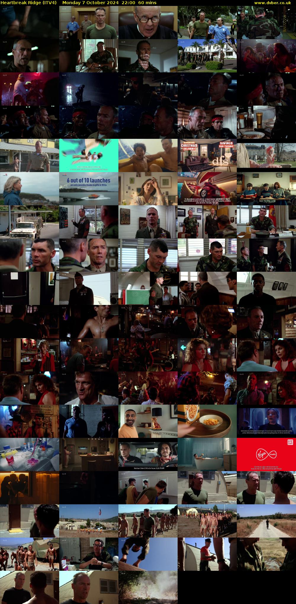 Heartbreak Ridge (ITV4) Monday 7 October 2024 22:00 - 23:00
