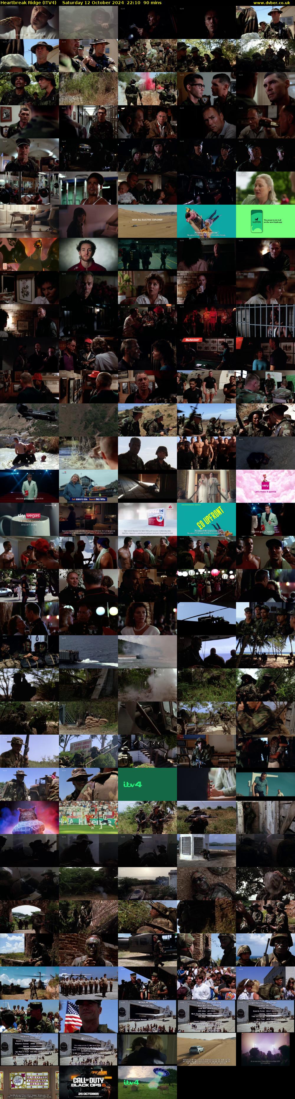 Heartbreak Ridge (ITV4) Saturday 12 October 2024 22:10 - 23:40