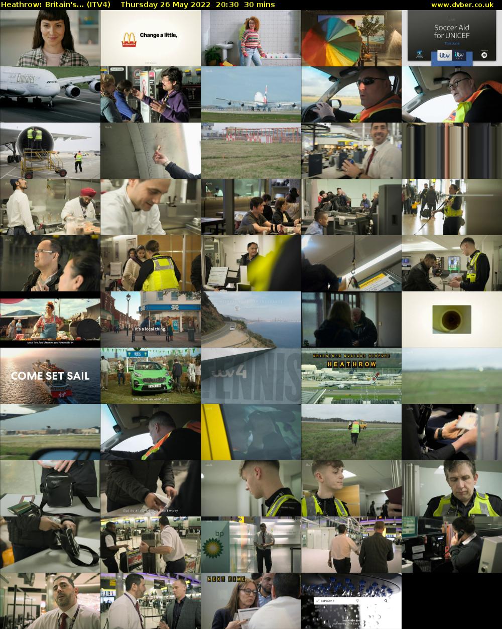 Heathrow: Britain's... (ITV4) Thursday 26 May 2022 20:30 - 21:00
