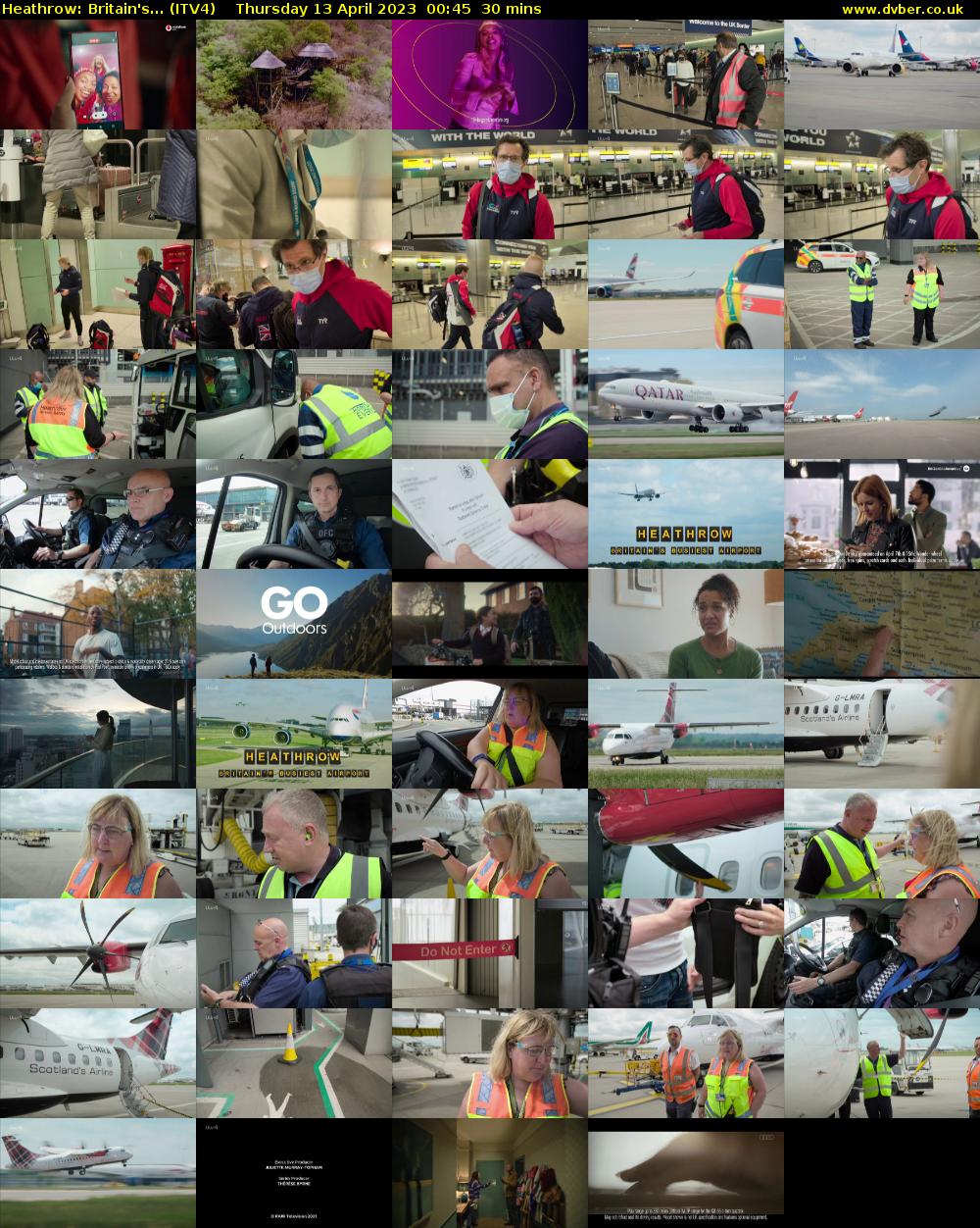 Heathrow: Britain's... (ITV4) Thursday 13 April 2023 00:45 - 01:15