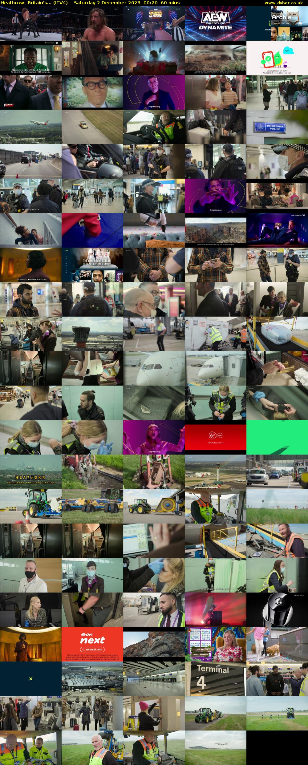 Heathrow: Britain's... (ITV4) Saturday 2 December 2023 00:20 - 01:20