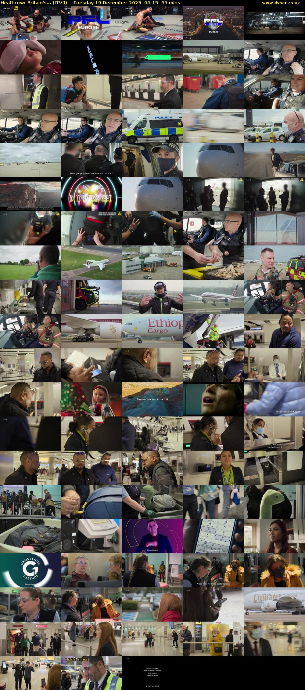 Heathrow: Britain's... (ITV4) Tuesday 19 December 2023 00:15 - 01:10
