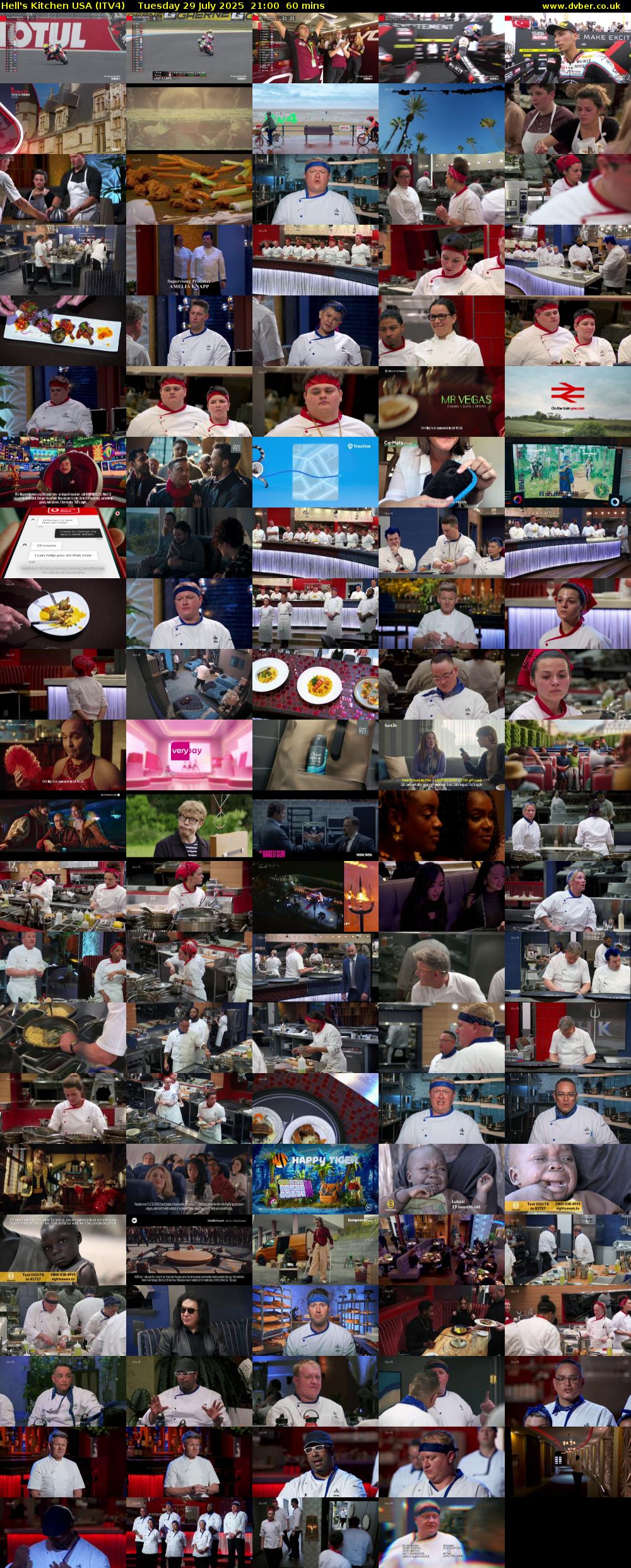 Hell's Kitchen USA (ITV4) Tuesday 29 July 2025 21:00 - 22:00