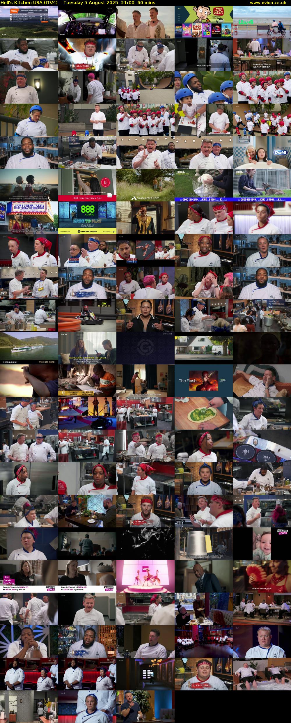 Hell's Kitchen USA (ITV4) Tuesday 5 August 2025 21:00 - 22:00