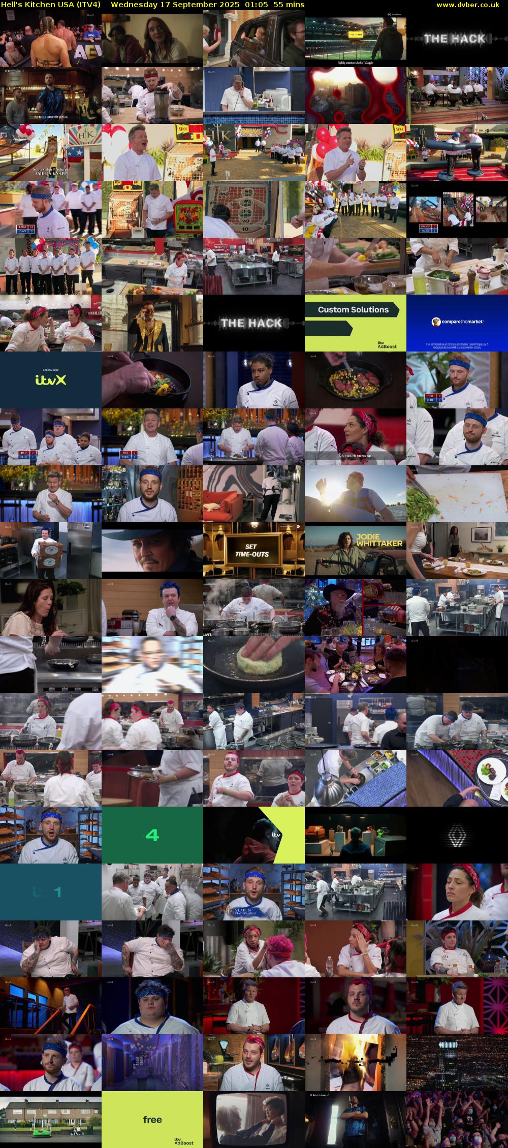 Hell's Kitchen USA (ITV4) Wednesday 17 September 2025 01:05 - 02:00