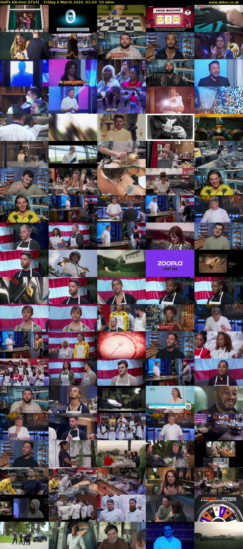 Hell's Kitchen (ITV4) Friday 6 March 2026 01:20 - 02:15