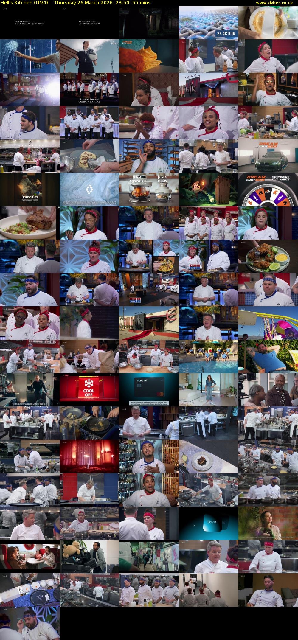 Hell's Kitchen (ITV4) Thursday 26 March 2026 23:50 - 00:45