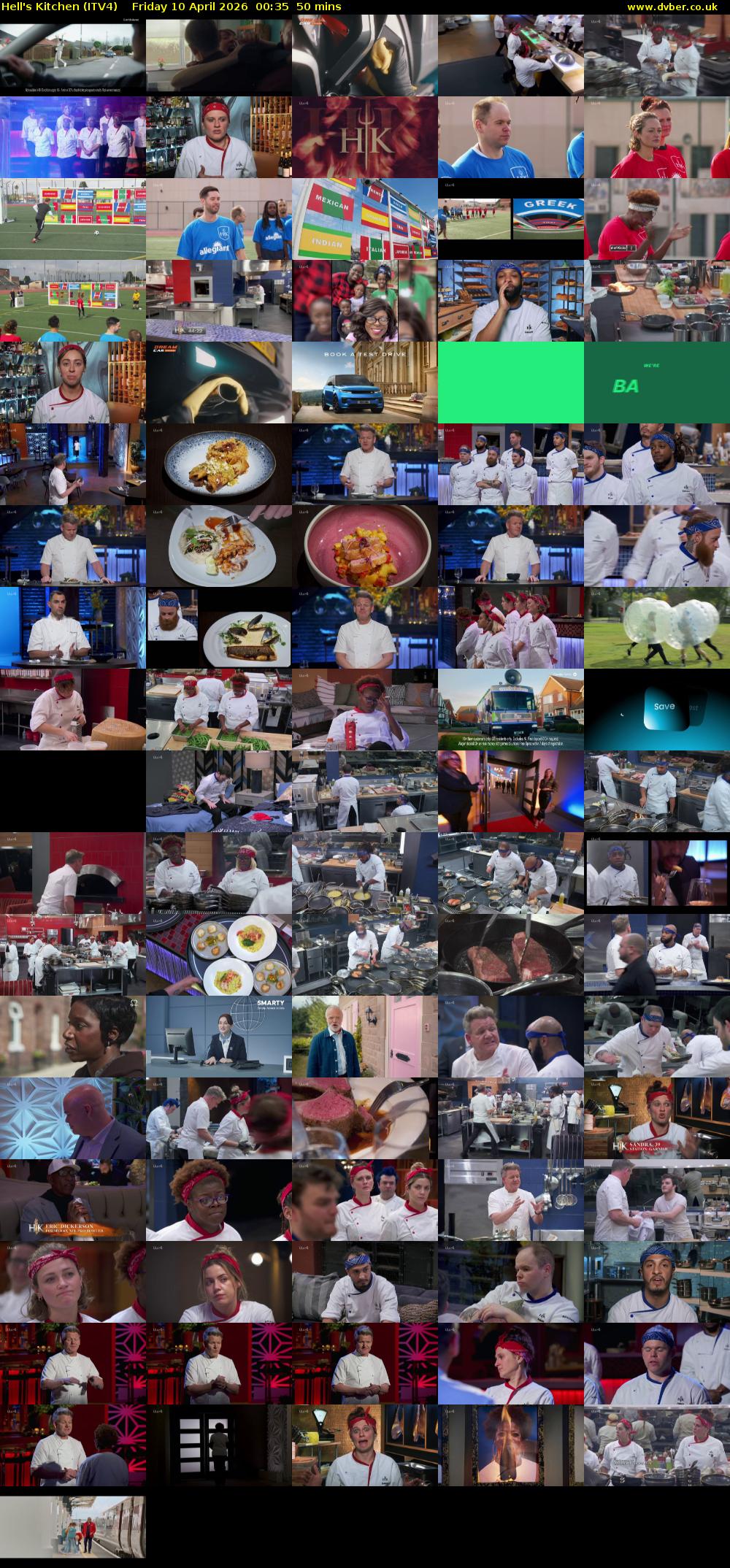 Hell's Kitchen (ITV4) Friday 10 April 2026 00:35 - 01:25