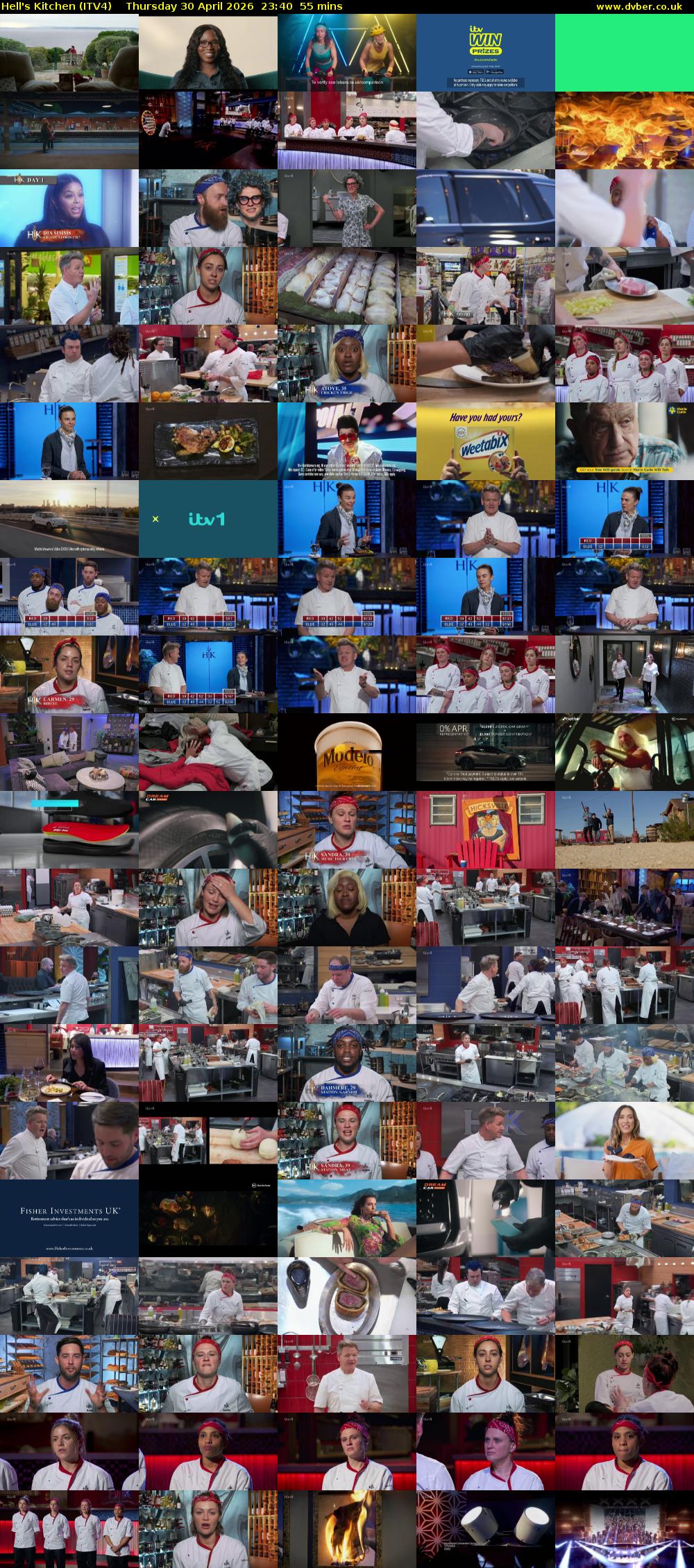 Hell's Kitchen (ITV4) Thursday 30 April 2026 23:40 - 00:35