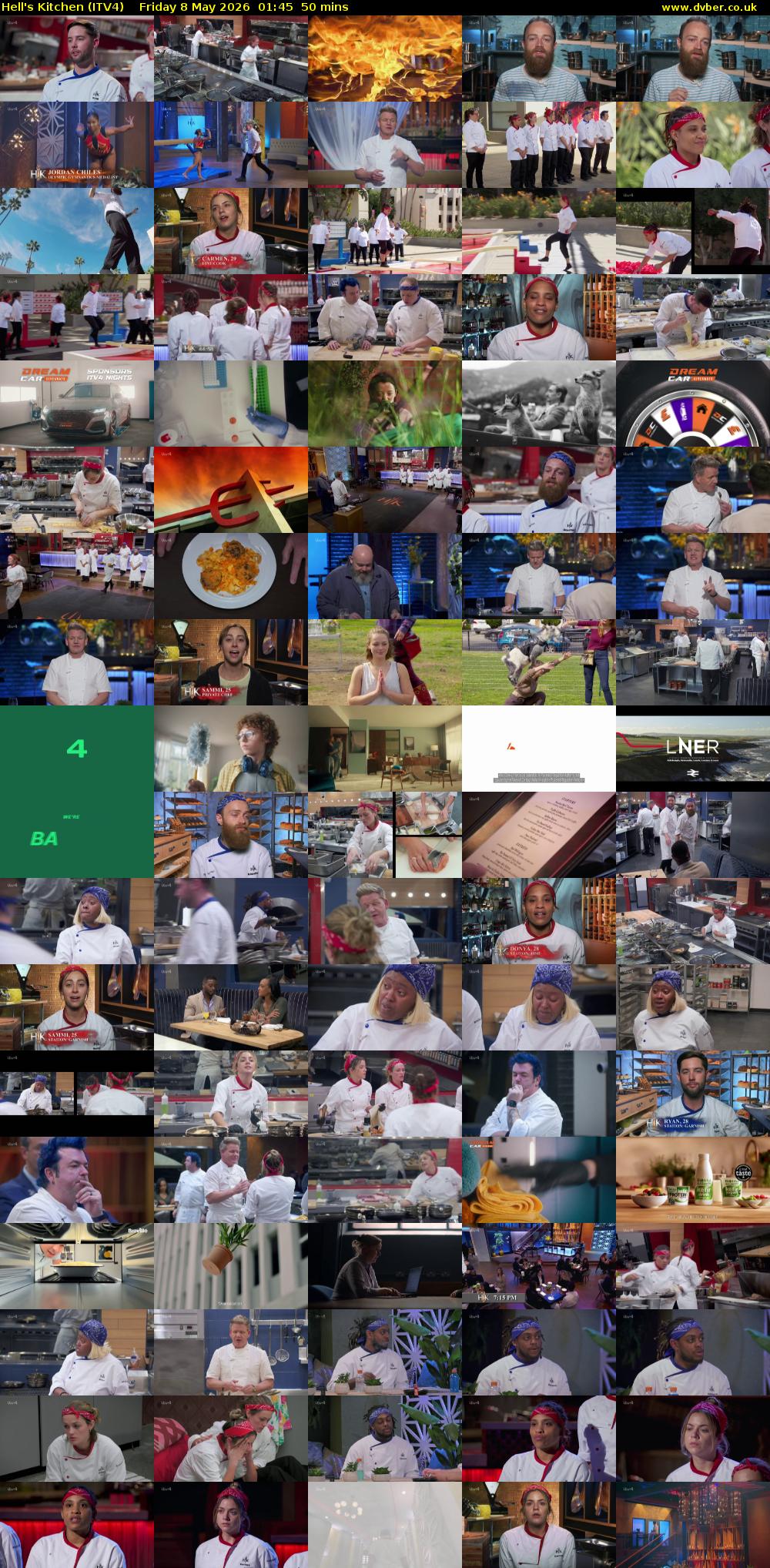 Hell's Kitchen (ITV4) Friday 8 May 2026 01:45 - 02:35