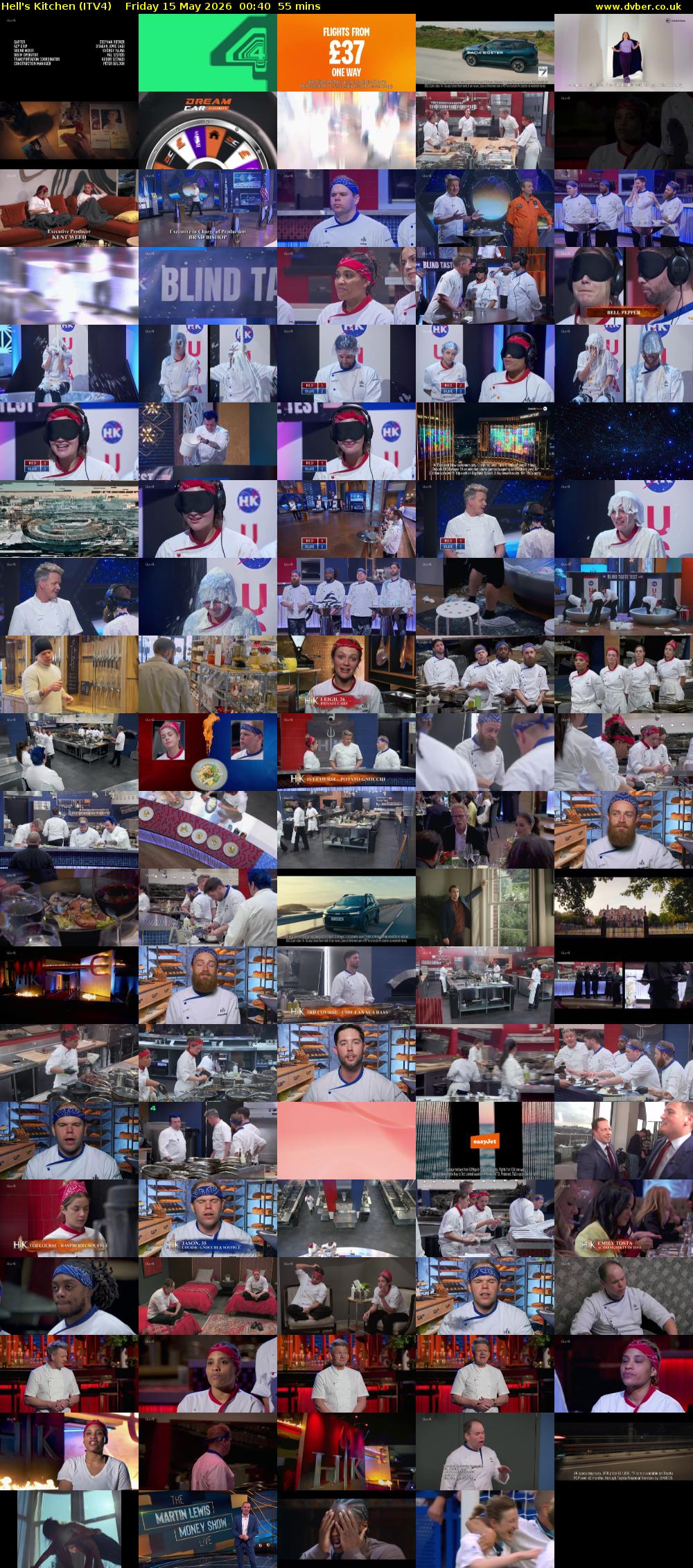 Hell's Kitchen (ITV4) Friday 15 May 2026 00:40 - 01:35